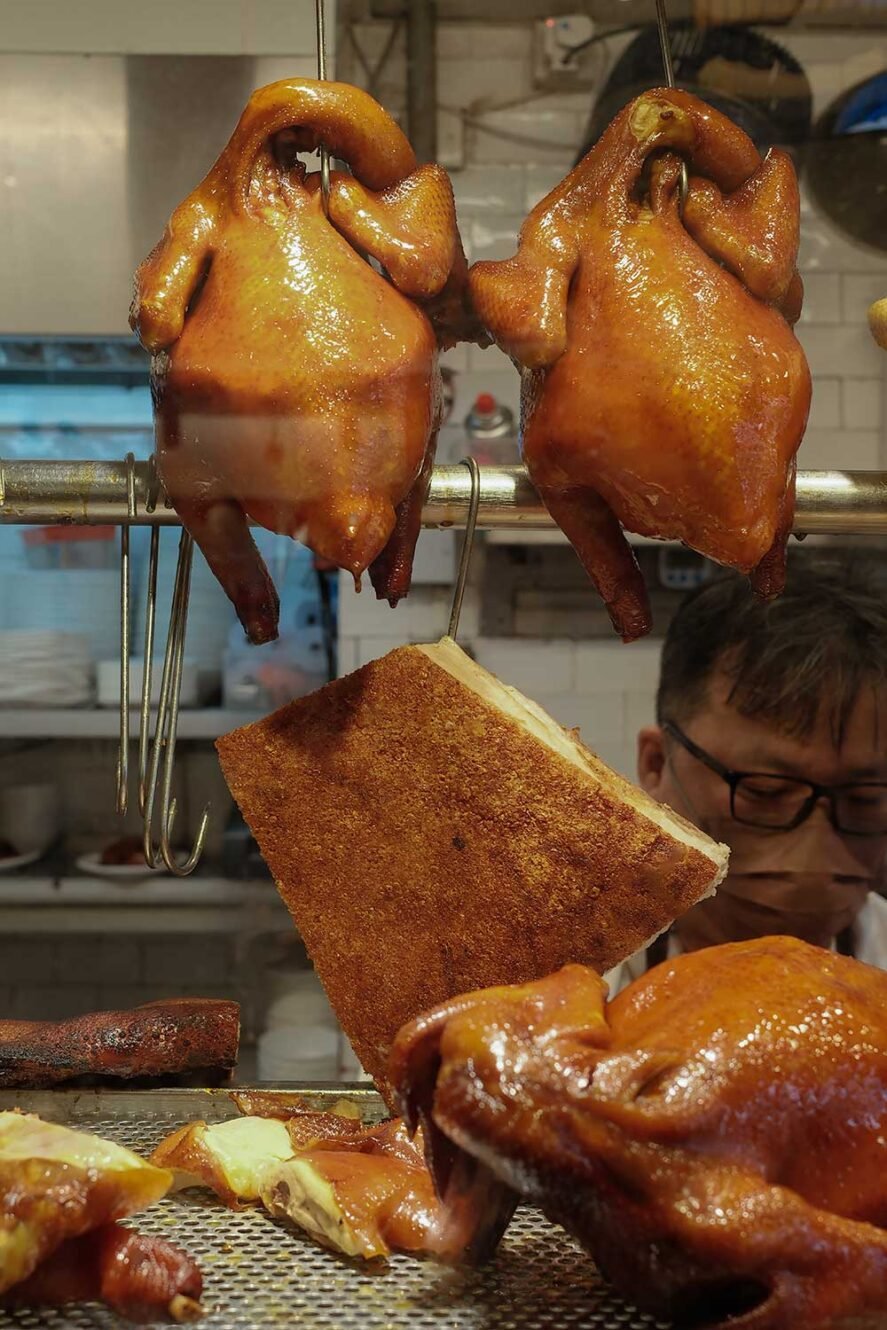 香港湾仔的米其林星级餐厅甘记烧鹅
