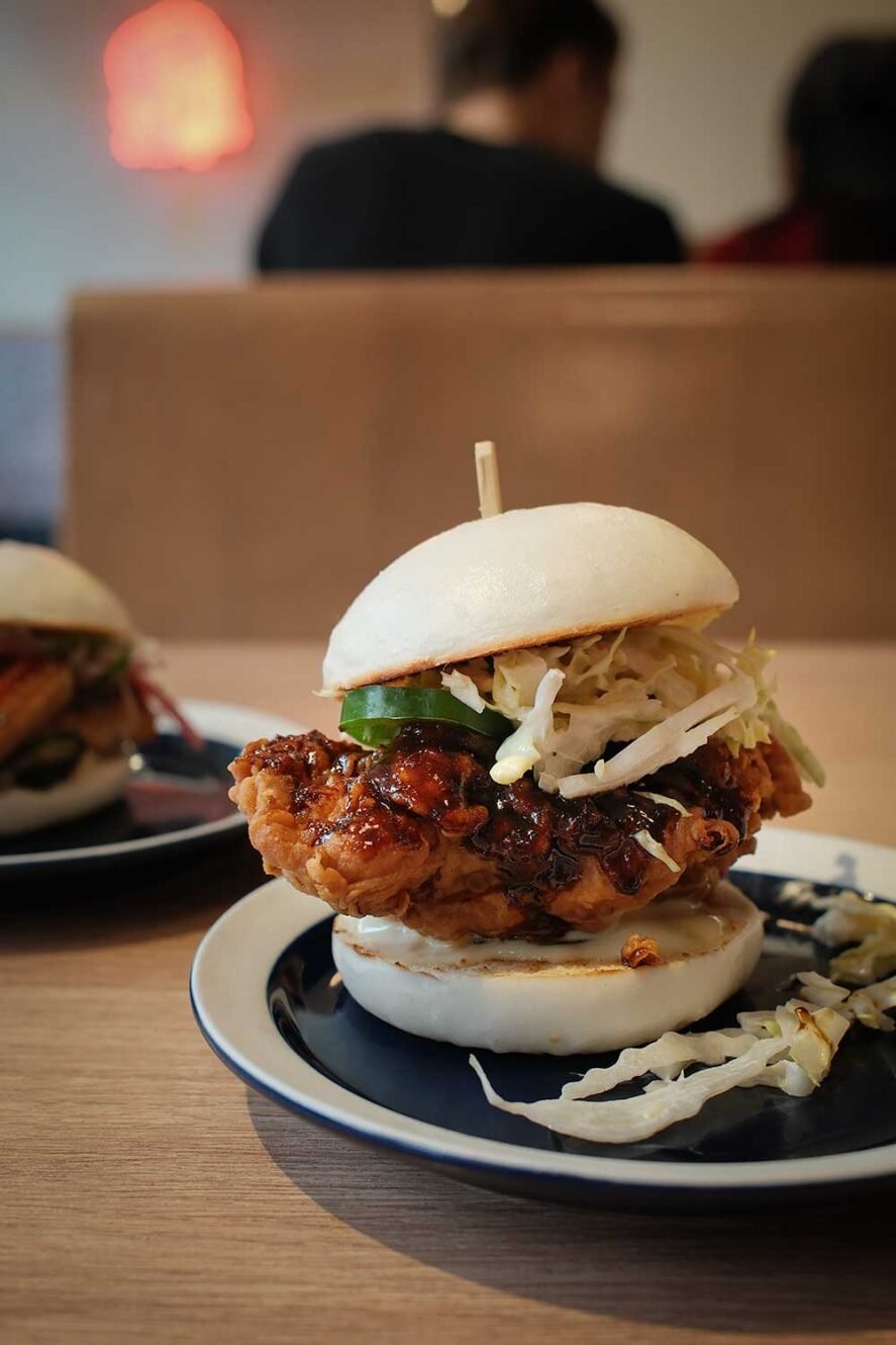 香港铜锣湾小包店的炸鸡包