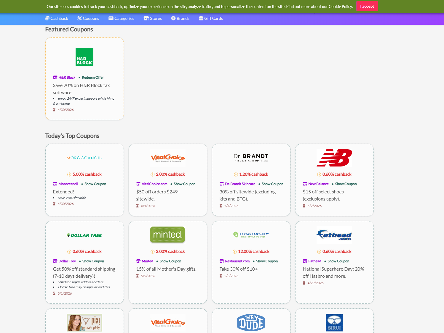 每天注册一个国外返利网，第6个国外返利网平台：simplybestcoupons.com