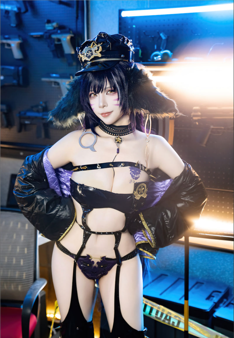 二佐Nisa 碧蓝航线 武藏 女警 [25P-101M]